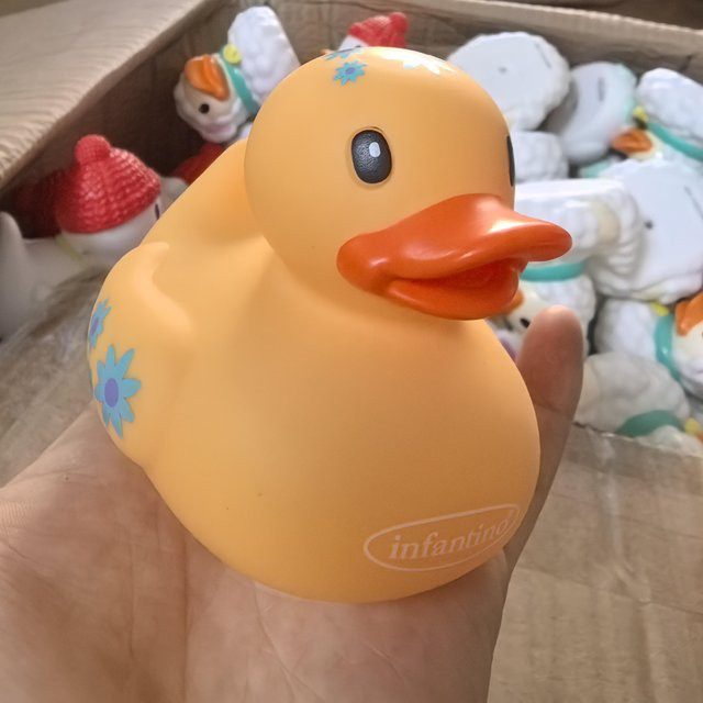 Wucifang Bags Quietscheente, Badespielzeug, 1 Stück, 8 cm, Gelb - Bild 1