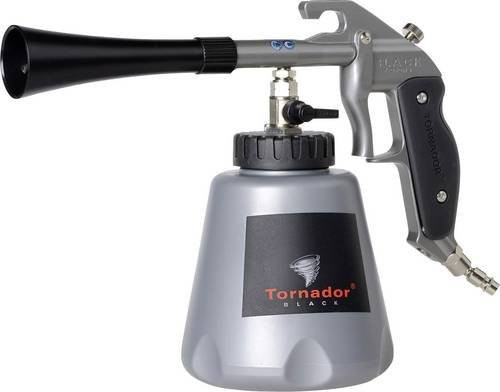 Tornador Black Z-020RS Druckluft-Reinigungspistole in Schwarz mit Multifunktionswerkzeug für 5.5 bar - Bild 1