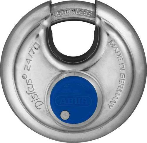 ABUS Vorhängeschloss 816949 aus Messing in Silber mit Schlüssel - Bild 1