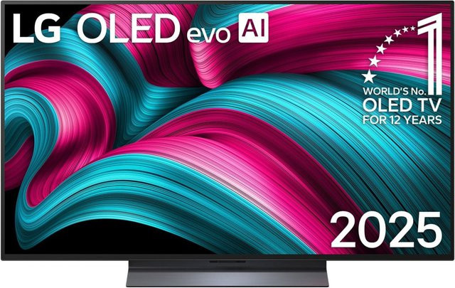 LG OLED evo AI TV OLED48C58LA, 48 Zoll (121 cm) OLED, 4K Ultra HD, Smart-TV, HDR, 120 Hz, Schwarz - Bild 1