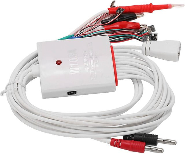 Neoglint Power Boot-Kabel mit Doppelanschluss und DC-Stift in Weiß zur Reparatur elektronischer Geräte - Bild 1