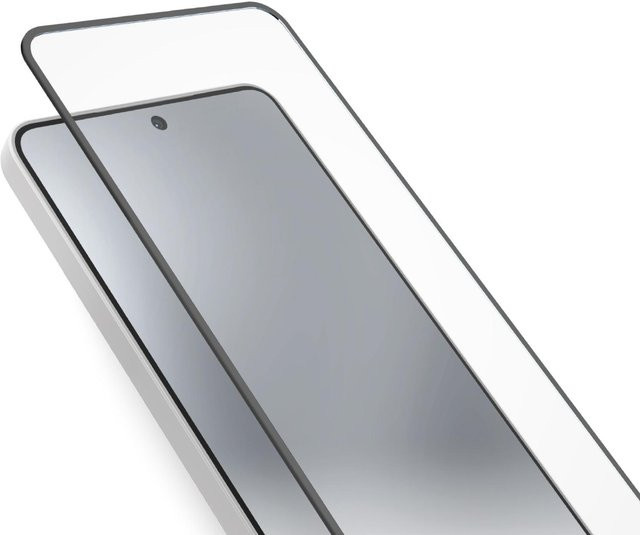 Glas Displayschutz Full Cover für Samsung Galaxy S25 Edge in Transparent und Schwarz - Bild 1