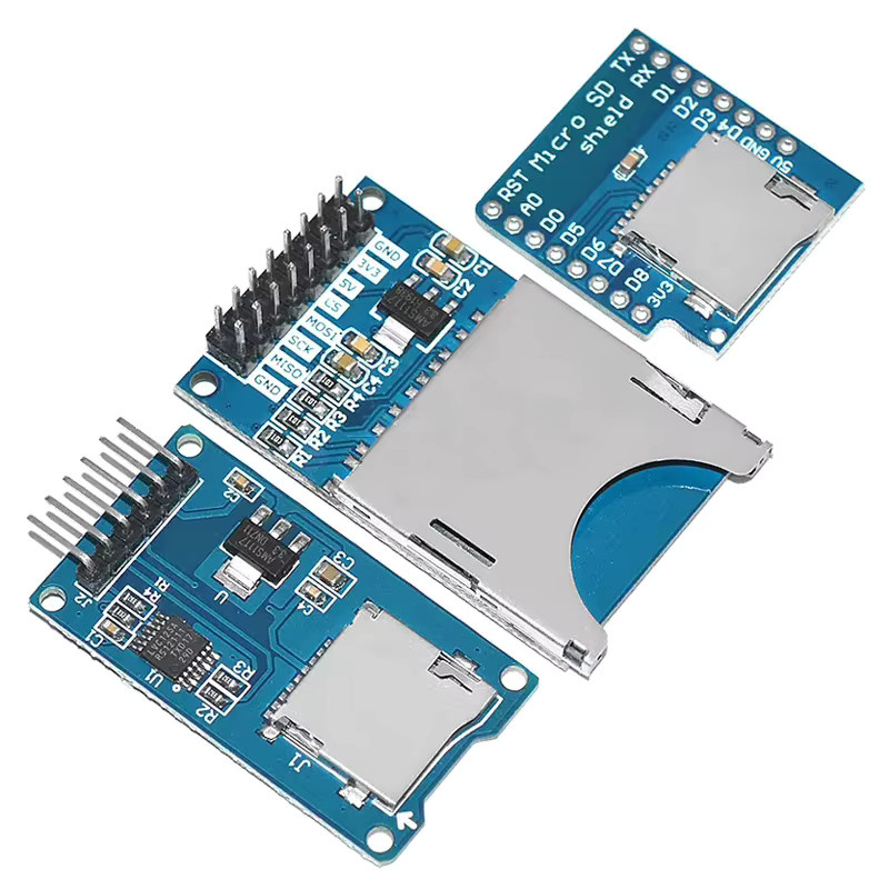 Si Tai&SH Micro SD Speichererweiterungsplatine D1 Mini TF-Kartenmodul in Blau für Arduino ARM AVR - Bild 2