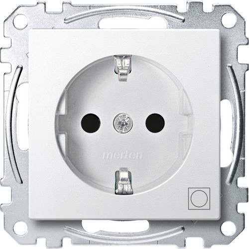 Merten Steckdose System M Polarweiß IP44 MEG2351-0419 - Bild 1