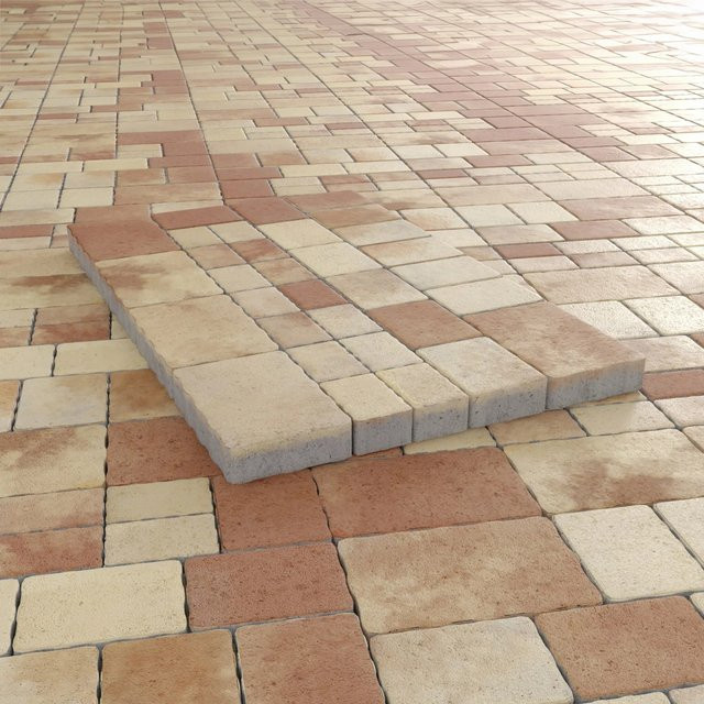 Encanto Mehrformat-Pflaster Beton Antik Terra-Nuanciert in Steinoptik für Garten und Terrasse - Bild 1