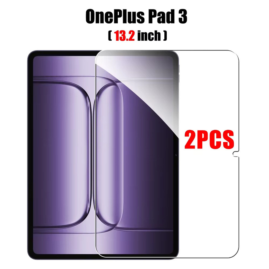 2er-Pack Gehärtetes Glas Screen Protector für OnePlus Pad 3/2 Pro und OPPO Pad 4 Pro 13,2 Zoll, Transparent, 9H HD Schutzfolie mit voller Abdeckung - Bild 7