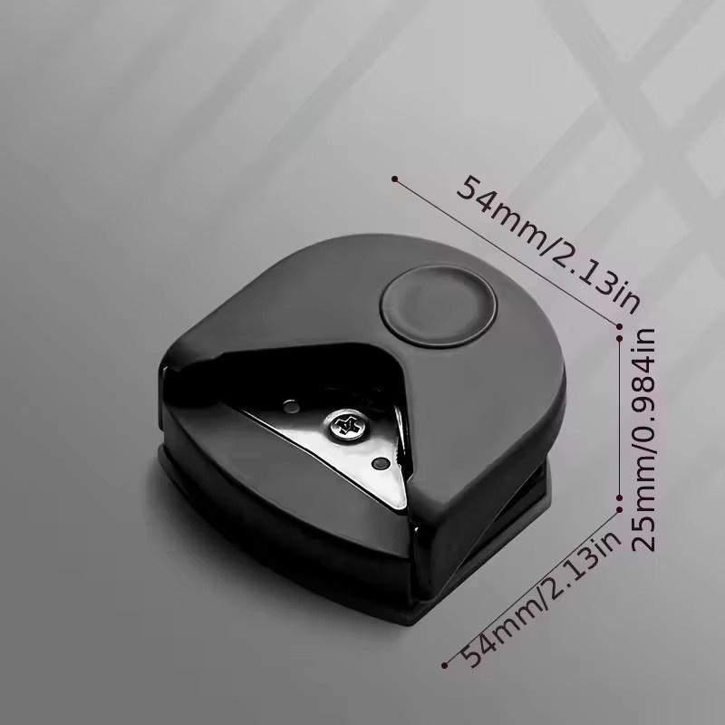 Manueller runder Eckenstanzer für Karten und Fotos mit 4 mm Radius aus Kunststoff - Bild 3