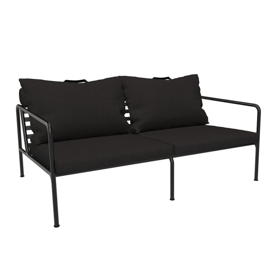 Houe AVON Outdoor-Lounge Set in Grau mit 2-Sitzer Sofa, Loungesessel, Ottoman und Loungetisch - Bild 2