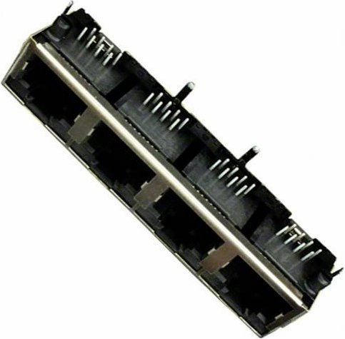 Amphenol RJHSE538004 Ethernet LAN Stecker in Schwarz - Bild 1