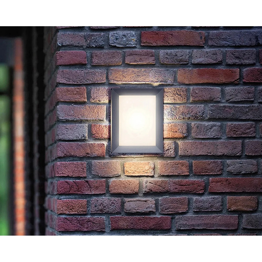Philips myGarden LED-Außenwandleuchte Karp in Anthrazit aus Aluminium-Druckguss mit warmweißem Licht und IP44 Schutzart - Bild 2