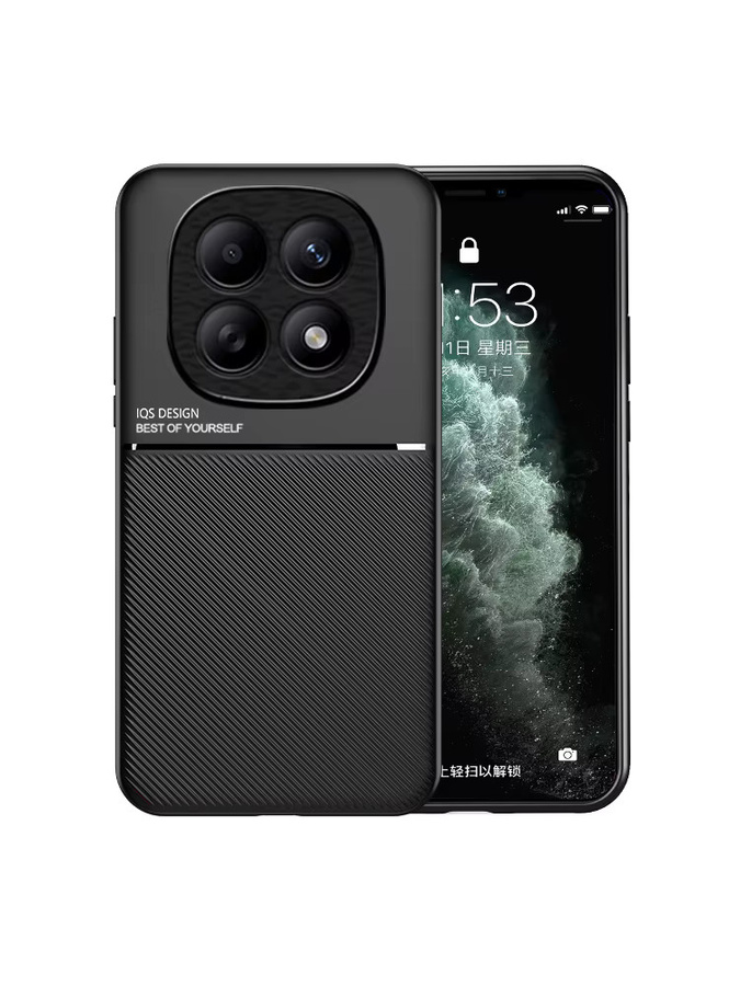 Robuste magnetische Schutzhülle für Xiaomi Redmi Note 14, Redmi Note 15 und Redmi Note 15 Pro in Schwarz oder Rot - Bild 4