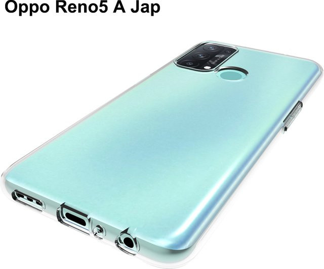 Transparente Silikon-Handyhülle für Oppo Reno 5A CPH2199, ultradünne Schutzhülle in Transparent - Bild 1