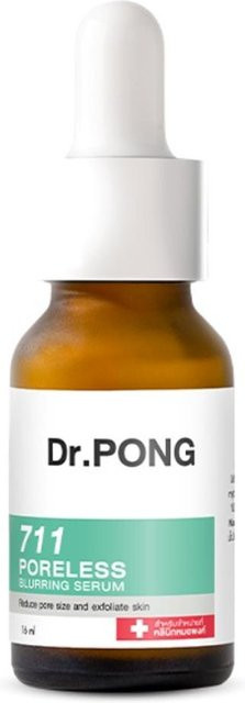 Dr.PONG+ 711 Poreless Blurring Serum, Niacinamid, AHA, ZincPCA, 16 ml - Bild 1
