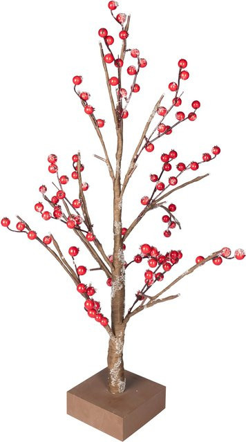 LED-Baum Vereiste Beeren von viva domo in Braun und Rot für die Weihnachtsdekoration - Bild 1