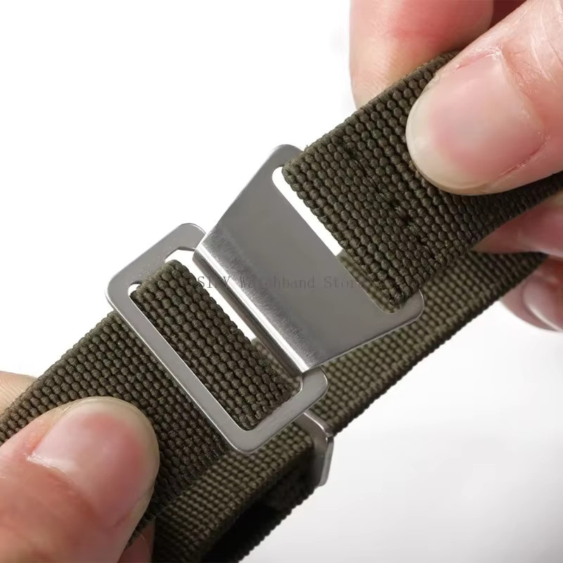 Uhrenarmband Nylon, elastisch, geflochten, Herren Damen - Bild 3