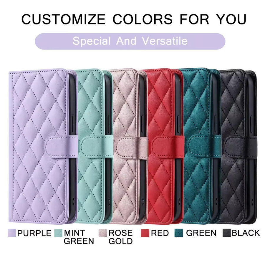 Samsung Lanyard Flip Leder Book Case Wallet Cover für Galaxy A15 A14 A16 A17 A23 A24 A26 A33 A34 A35 A36 A53 A55 A56 A73 in Schwarz - Bild 6