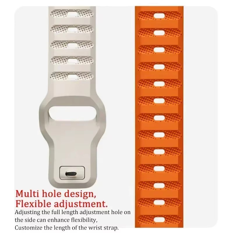 Uhrenarmband Silikon, 20 mm, 22 mm, Unisex - Bild 2