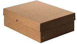 Falken PureBox Nature Archivbox für A4, braun, B: 24 cm, H: 10 cm, T: 32 cm - Bild 2