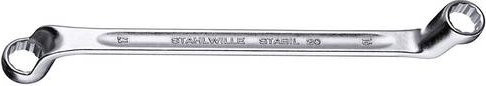 Stahlwille Doppelringschlüssel STABIL SW. 18 x 19 mm, silberfarben - Bild 1
