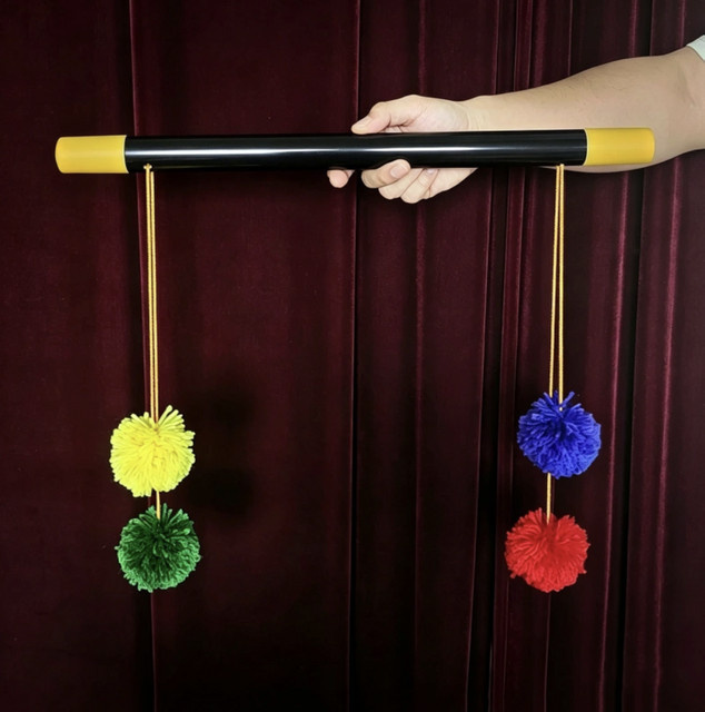 Murphy's Magic Pom Pom Gebetsstab, Zauberrequisiten, Bunt / Mehrfarbig - Bild 1