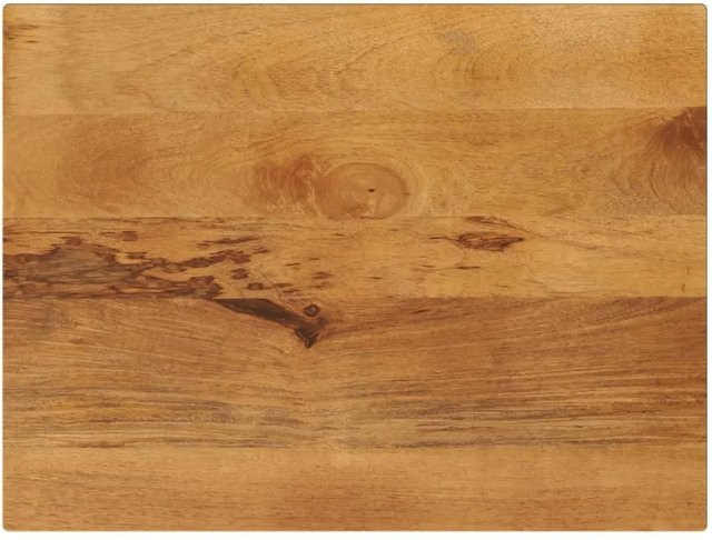 vidaXL Tischplatte aus Massivholz Mango in Braun, Rechteckig, B/T/H: 90 x 50 x 2,5 cm - Bild 1