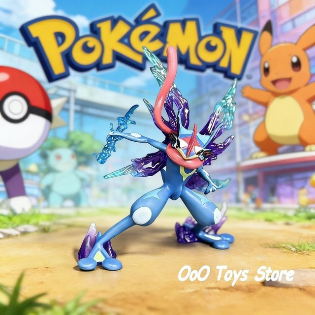 Bandai Pokémon Greninja, Actionfigur, Kunststoff, Blau - Bild 1
