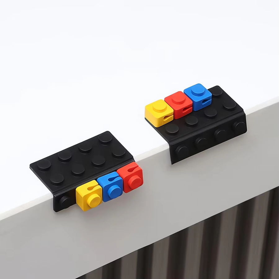 Modularer Kabel- und Datenkabel-Organizer aus Kunststoff mit mehreren Fächern in Multicolor für deinen Schreibtisch und dein Zuhause - Bild 2