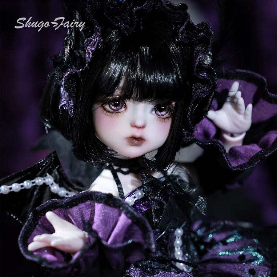 ShugaFairy Edith, 1/6 BJD Puppe, Schwarz & Lila, Harz, Fantasy - Bild 2