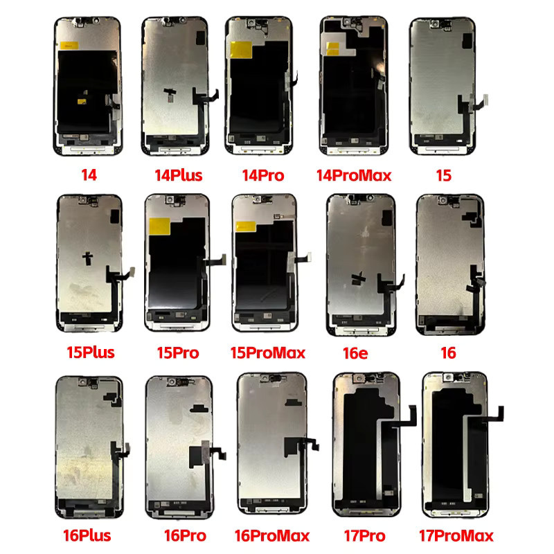 AEVYVKV AAA+ LCD-Display mit 3D-Bildschirm-Digitizer für iPhone X XR XS Max, iPhone 11 bis iPhone 17 Pro Max Mini und iPhone 14 15 16 Plus in Schwarz - Bild 3