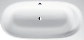 Duravit Badewanne Cape Cod aus Mineralguss, Eckausführung rechts, Weiß, B/T/H: 190 x 90 x 48,5 cm - Bild 1