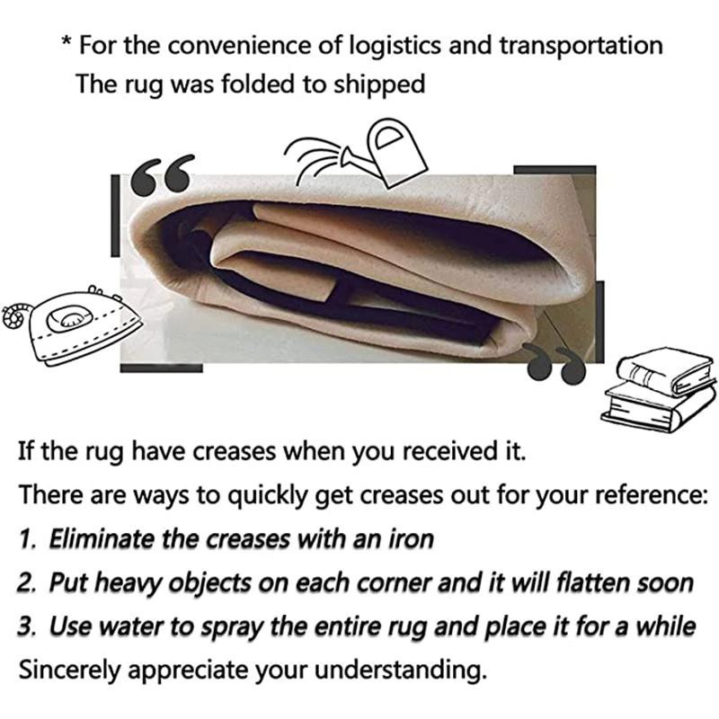 JGJG Moderner Plüschteppich in abstraktem Design, rutschfest und waschbar, B/T: 140 x 200 cm - Bild 2