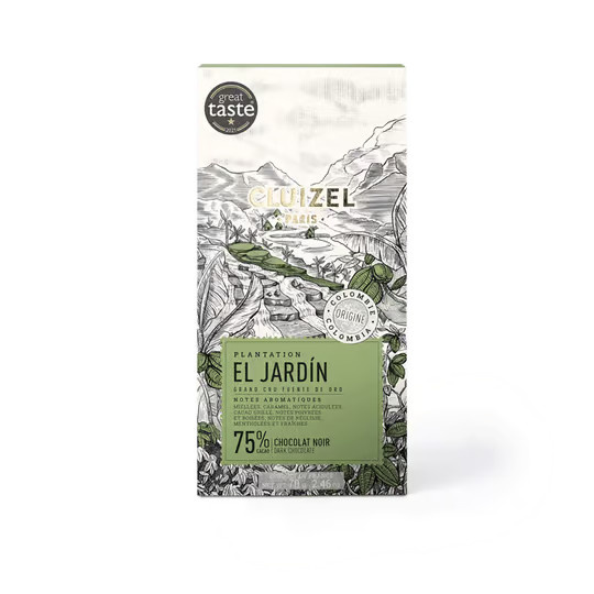 Cluizel Plantation El Jardín Dunkle Schokolade Karamell 70 g - Bild 2