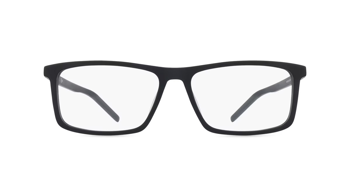 Hugo HG 1025 Korrektionsbrille, Vollrand, Quadratisch, Acetat, Schwarz, Herren - Bild 1