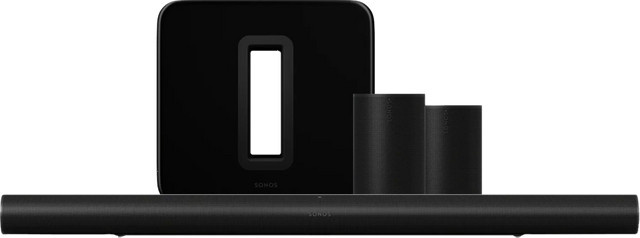 Sonos Arc Ultra und Era 100 Heimkino-Set in Schwarz - Bild 1