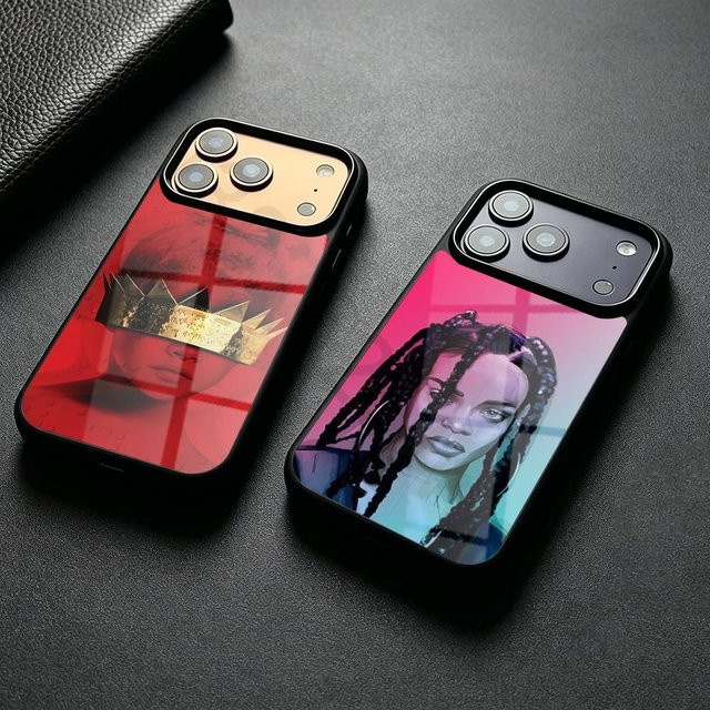 Singer R-RIHANNA MagSafe Handyhülle mit magnetischer kabelloser Ladefunktion für iPhone 17 16 15 14 13 12 11 Pro Max Plus Mini - Bild 1