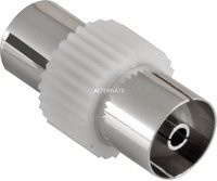 Goobay Koaxial-Adapter Buchse auf Buchse in Silber - Bild 1