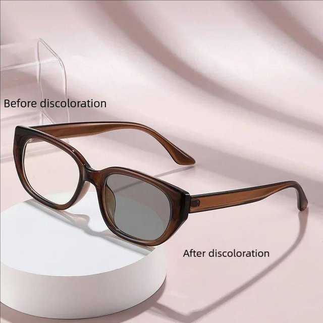 6051 Sonnenbrille Cat-Eye, Kunststoff, grau, Unisex - Bild 1