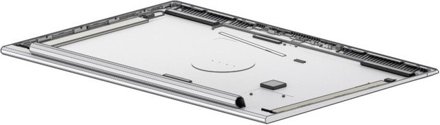 HP LCD Back Cover W-Wan 250N FHD TOP in Silber (M36394-001) - Bild 1