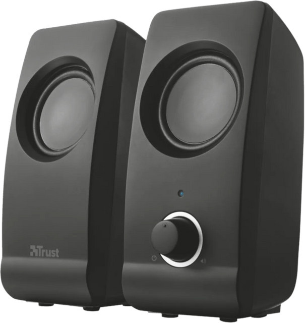 Trust Remo 2.0 PC-Lautsprecher-Set in Schwarz mit USB-C und USB-A Anschluss - Bild 1