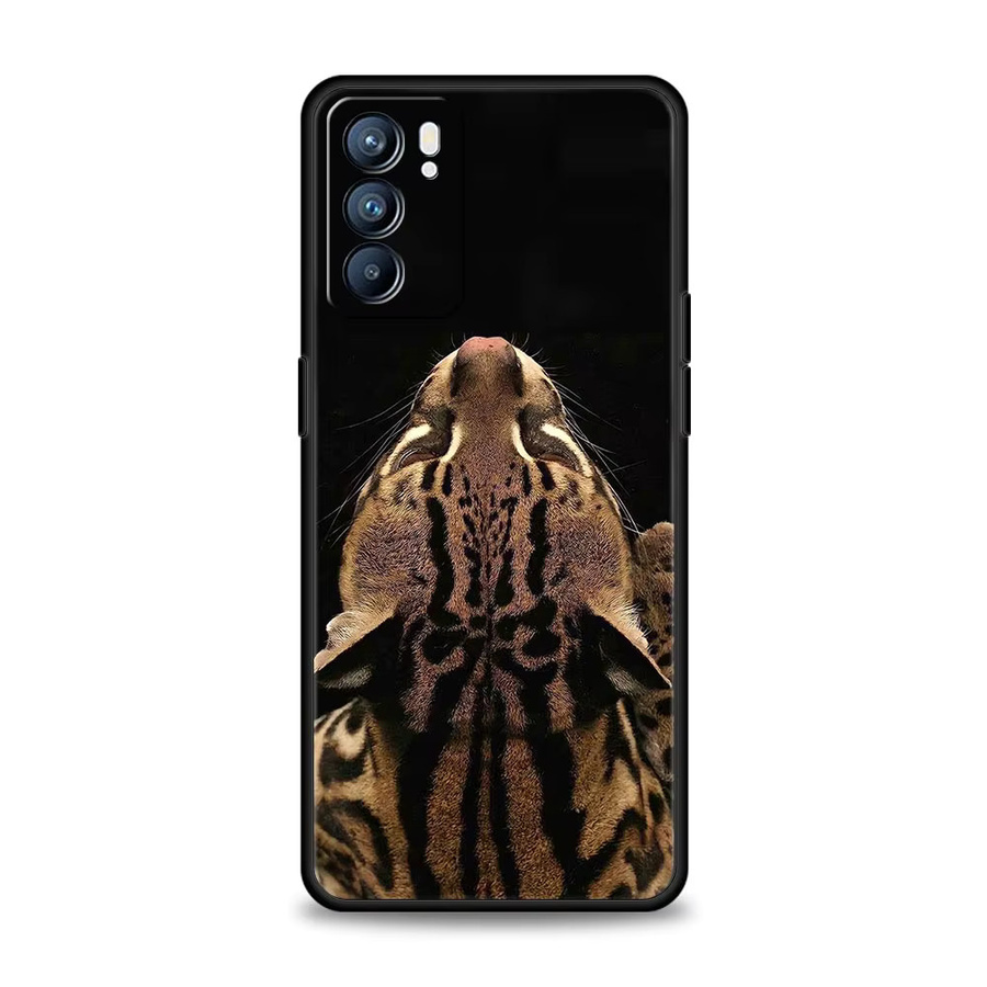 Handyhülle mit Tiger Leopard Print für Oppo Reno14 Reno13 Reno12 Reno11 F10 Find X5 X9 Pro A54 5G A53 A52 A9 A78 4G A79 A80 A98 in Multicolour - Bild 2