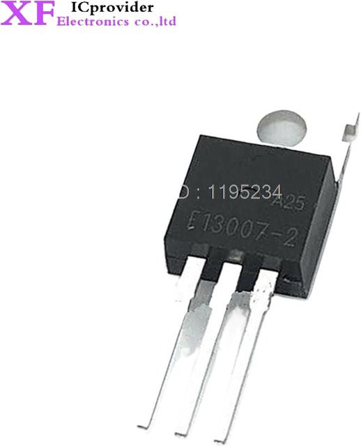 100 Stück ICprovider MJE13007-2 E13007-2 ZU-220 integrierte Schaltkreise in Schwarz - Bild 1