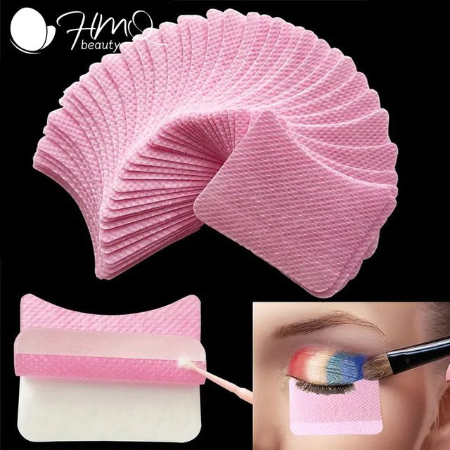 HMQ beauty Wimpern Verlängerung Baumwolle Pads, 200/40 Stück, Unisex - Bild 1