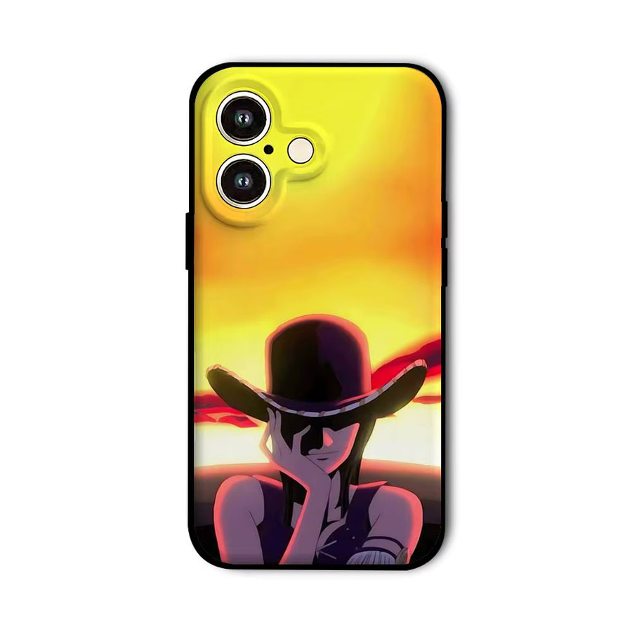 ONE PIECE N-Nico Robin-S Handyhülle aus schwarzem Silikon für iPhone 11 12 13 14 15 16 Pro Max Mini X Xs XR - Bild 6