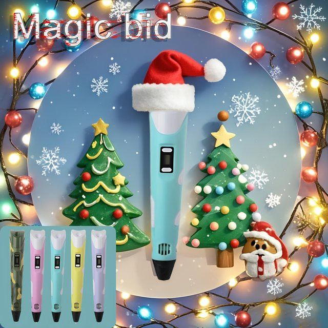 Magic Bid Elektronischer 3D-Stift, DIY-Zeichenstifte, Bunt / Mehrfarbig - Bild 1
