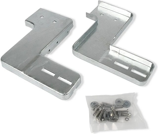 Dolle Außentreppe Gardentop Erweiterungsset 2 für eine Stufe aus Aluminium und Edelstahl in Silber - Bild 1