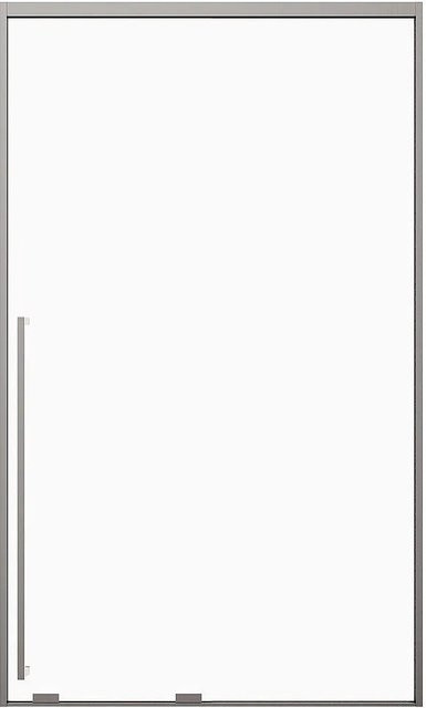 Vente-unique Duschtür Covington Schiebetür für Nischenmontage, Grau, Breite: 120 cm - Bild 1