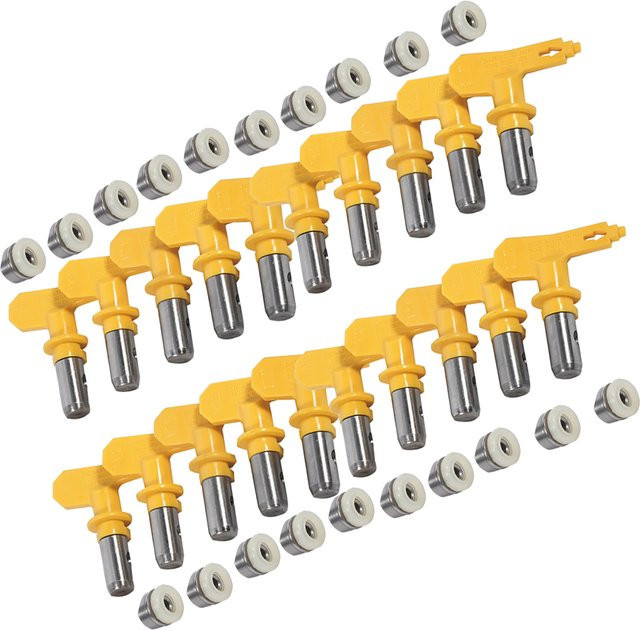 DOACT Reversible Airless Farbspritzpistole Düse aus Wolframstahl in Gelb - Bild 1