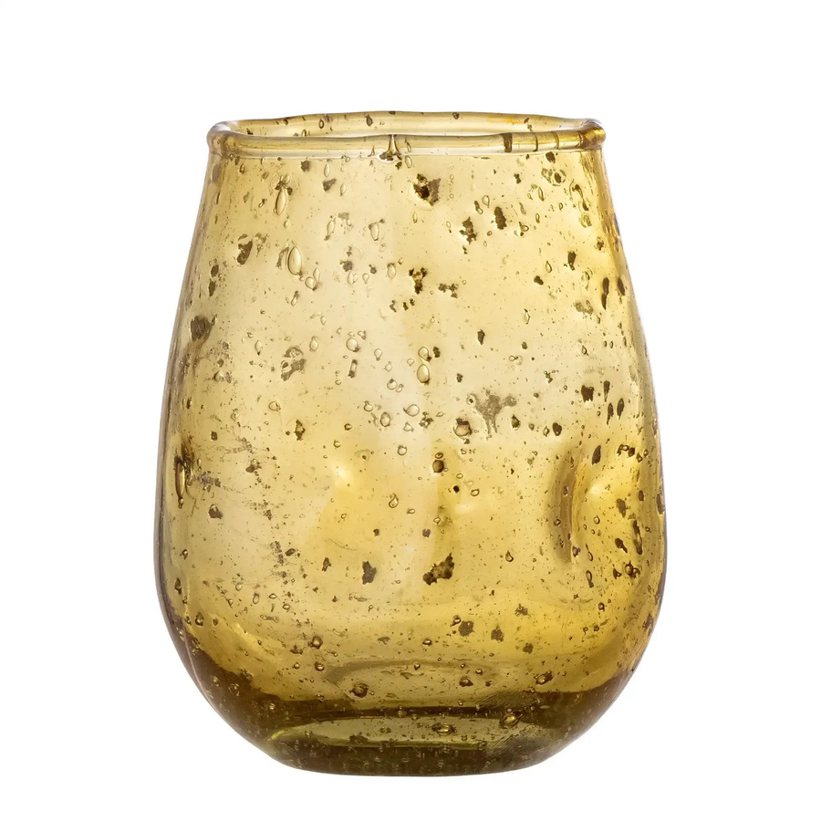 Bloomingville Teelichthalter Henrike aus Glas in Braun - Bild 1
