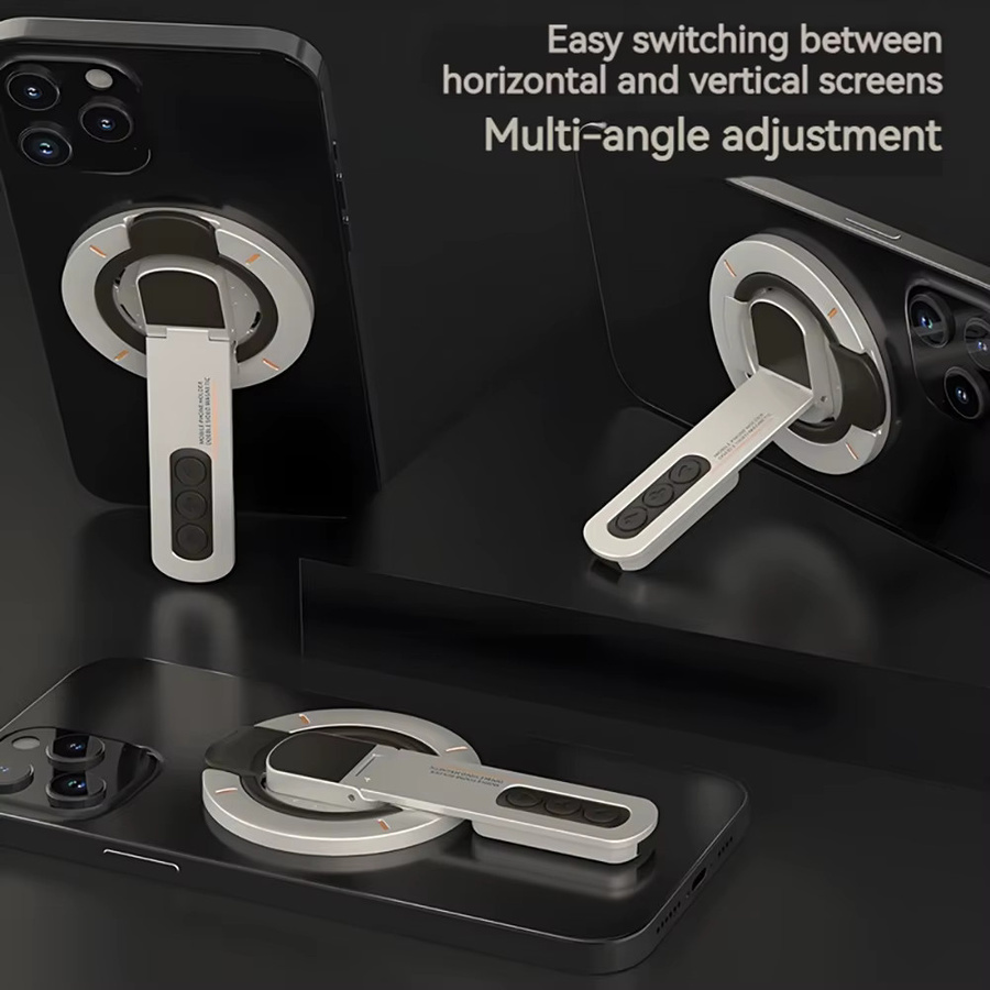Magnetischer 360 Grad rotierender Desktop-Ständer für Smartphones in Schwarz - Bild 5