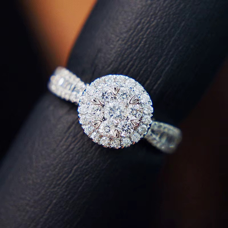 Huitan Ring, Silber, Zirkonia, Damen, Verlobung - Bild 3